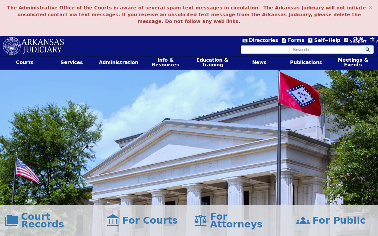 Ouachita County court docket access through the Arkansas Judiciary