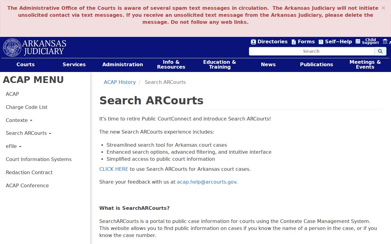 Ouachita County court docket Search ARCourts overview