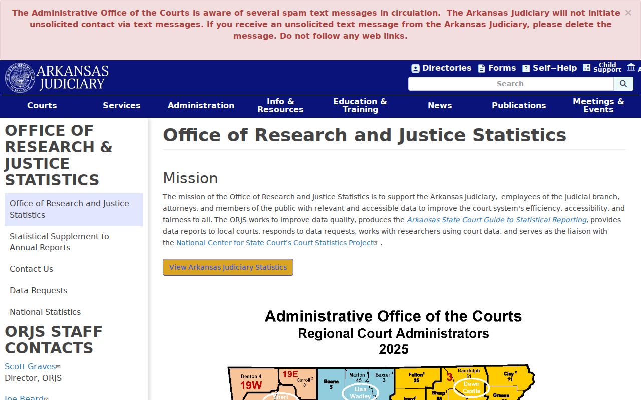 Ouachita County court records research and statistics office page
